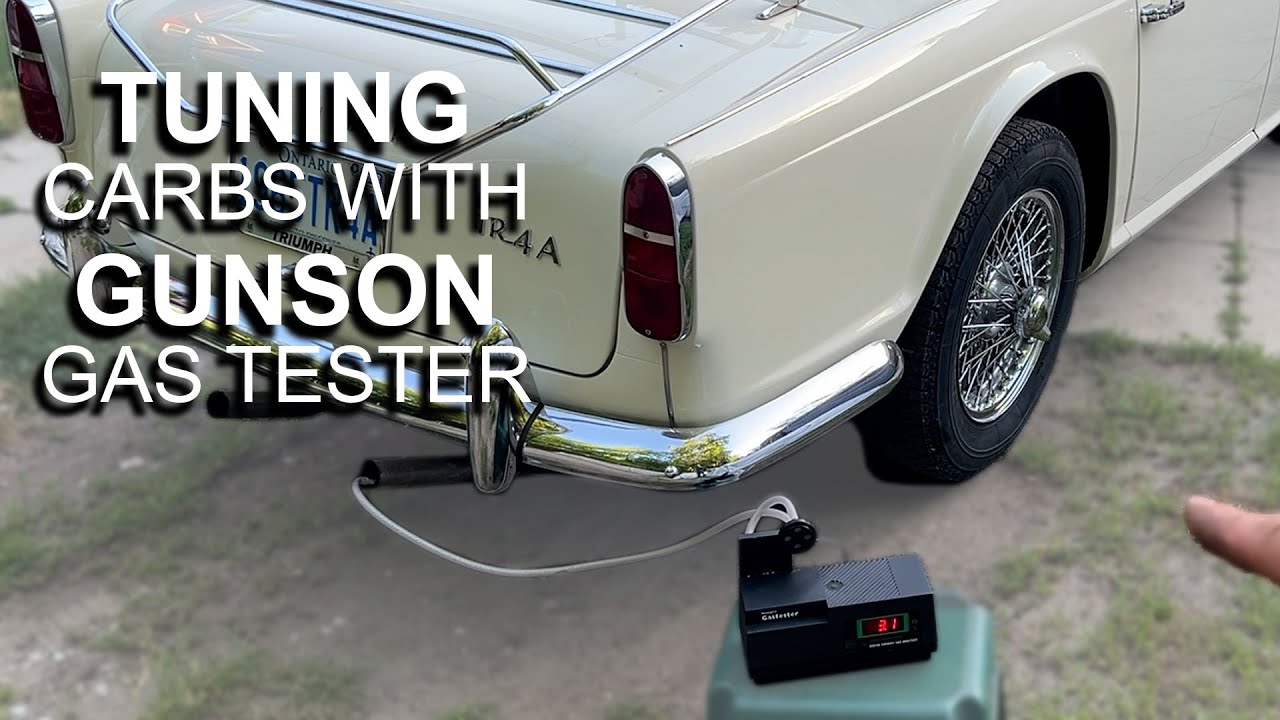 Air Fuel Ratio with Gunson Exhaust Analyzer