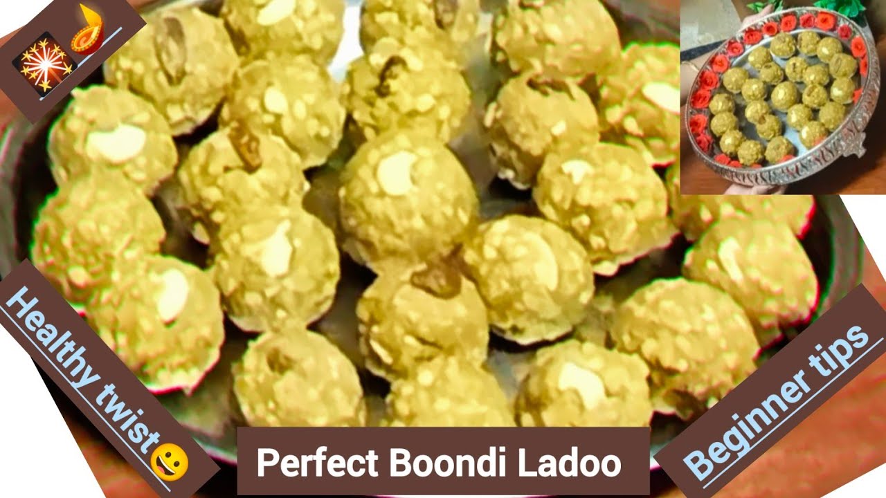 How to make a perfect boondi laddu with brown sugar | Easy festive sweet recipe | #sweet #ladoo