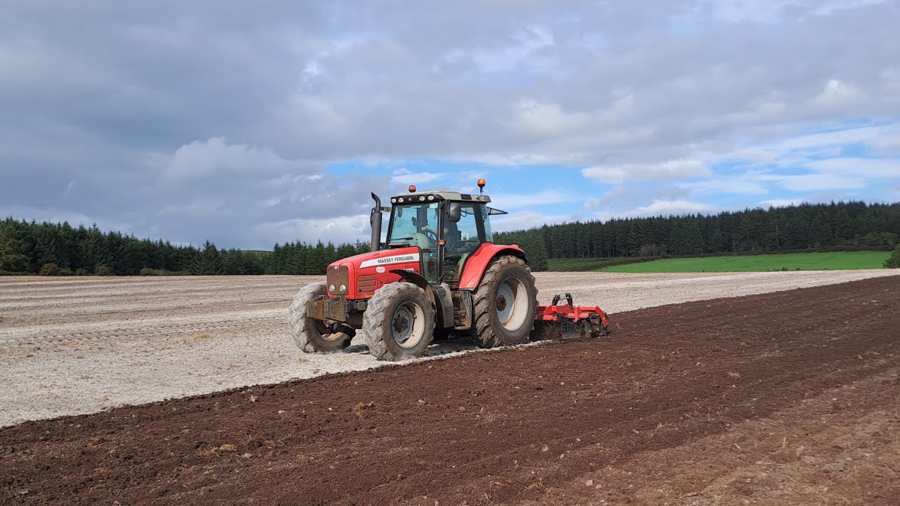 Massey Ferguson 6465 Discing 