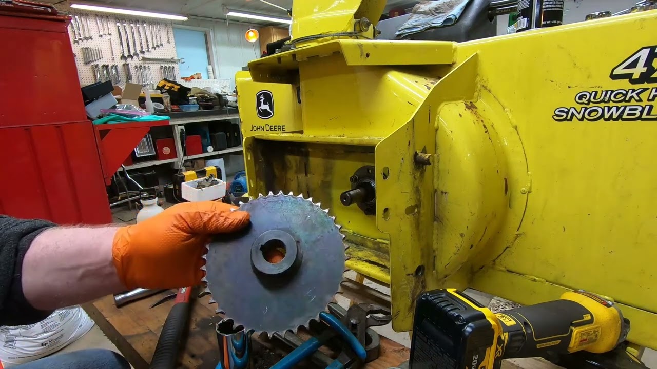 Техническое обслуживание снегоочистителя John Deere 47: Часть 2 — Подшипники и повторная сборка