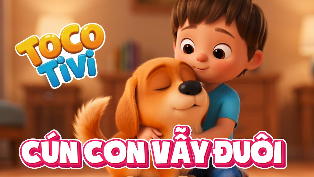Cún Con Vẫy Đuôi - Nhạc Thiếu Thi | Hoạt Hình Cho Bé Vui Nhộn | Toco TiVi