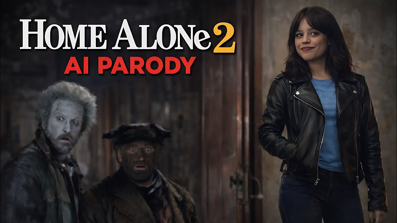 Home Alone 2 AI Parody (Inspired by Jenna Ortega)
