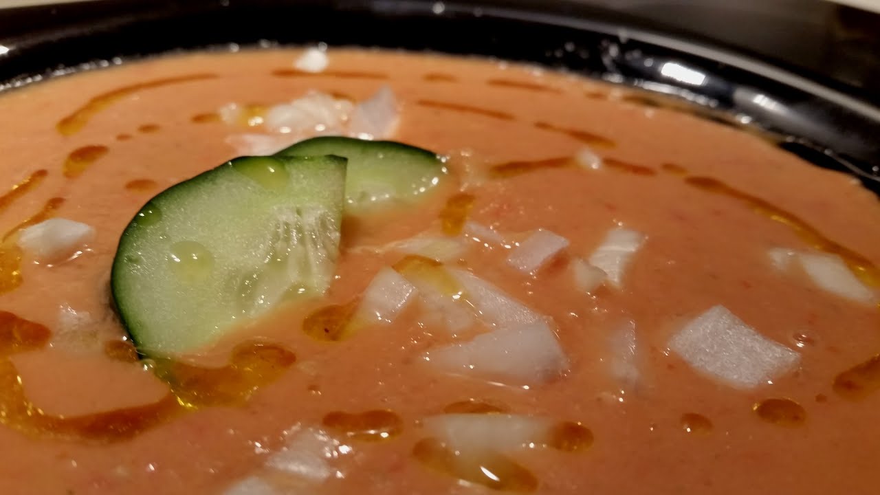 Gazpacho andaluz (sin pan)