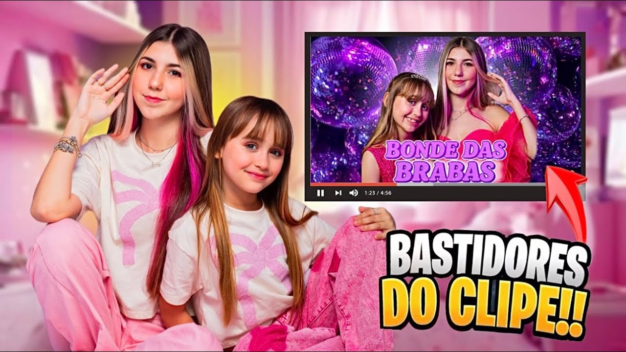 TUDO QUE ROLOU NA GRAVAÇÃO DO CLIPE BONDE DAS BRABAS - Maitê Catunda e Clarinha Encantada 