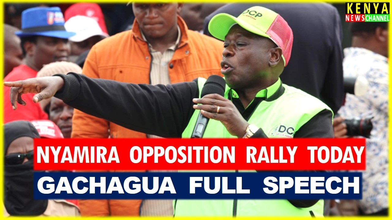 Gachagua EXPLOSIVE speech today Destroying Ruto with Kalonzo & Matiangi in Nyamira