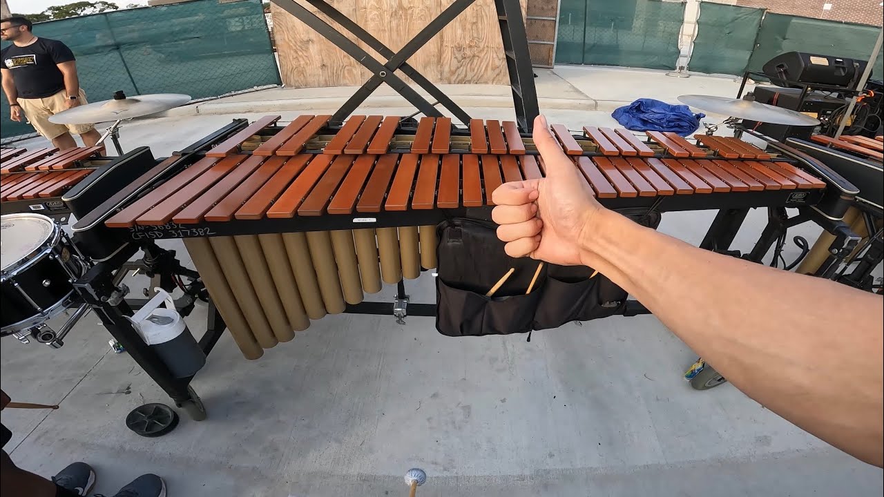 Chasing Time 2026 Marimba 1 POV - Taison Clark - Jersey Village High School
