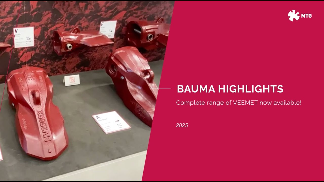 VEEMET: Full Range of MTG&rsquo;s New Tooth System &ndash; Live from bauma 2025