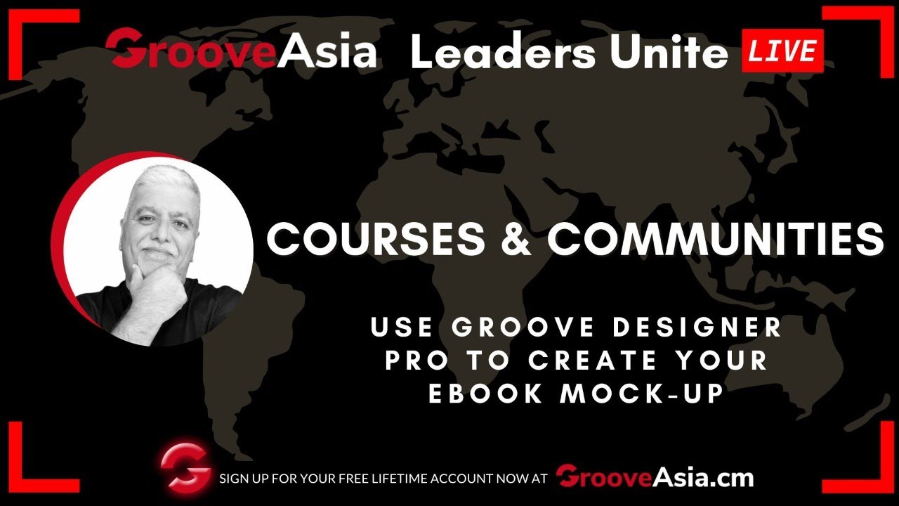 Use Groove Designer Pro to create your eBook mock-up