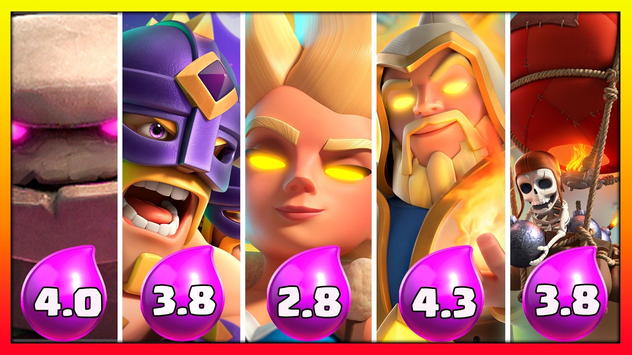 Los 5 MEJORES MAZOS para subir COPAS y LIGAS en Clash Royale Season 86