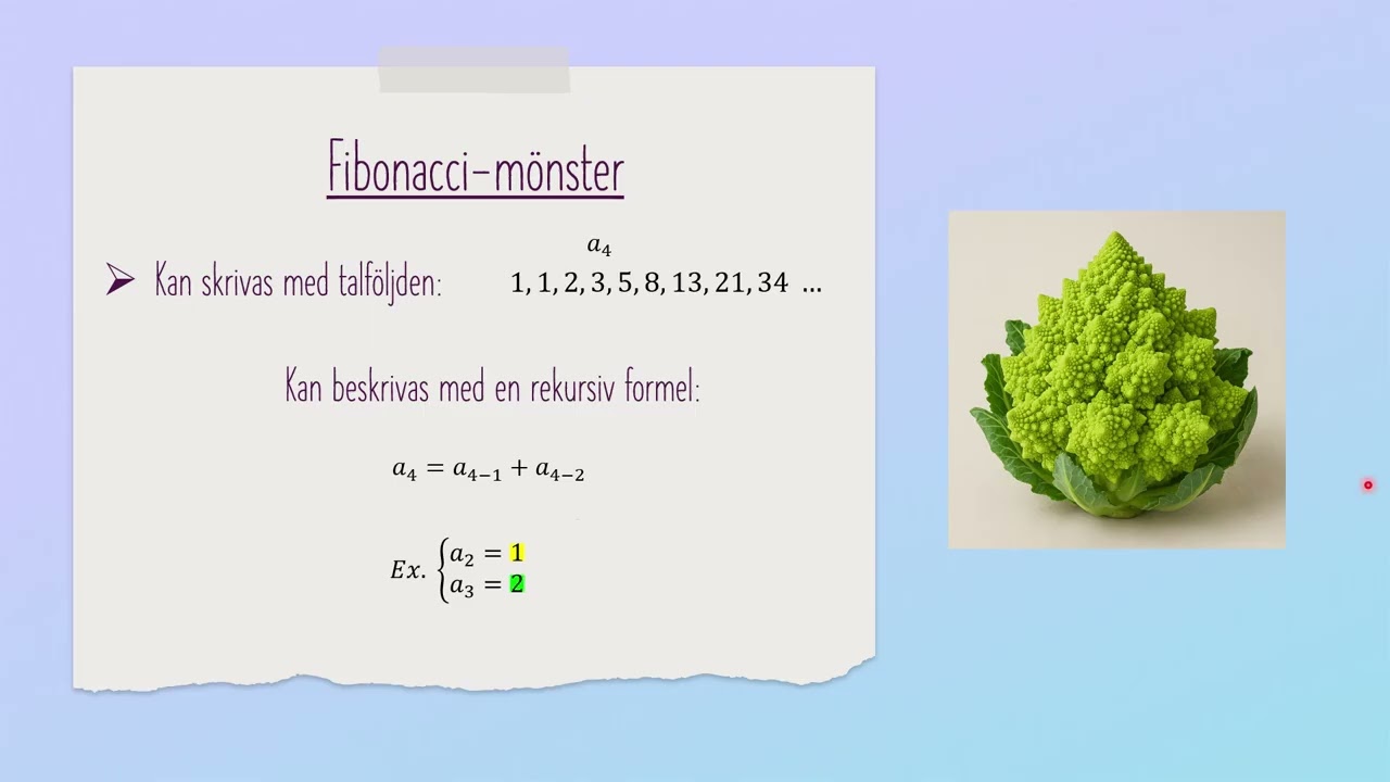 Mönster och talföljder - del 2