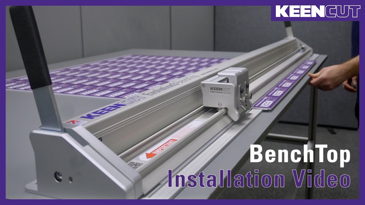 Keencut Evolution3: BenchTop Installation Guide