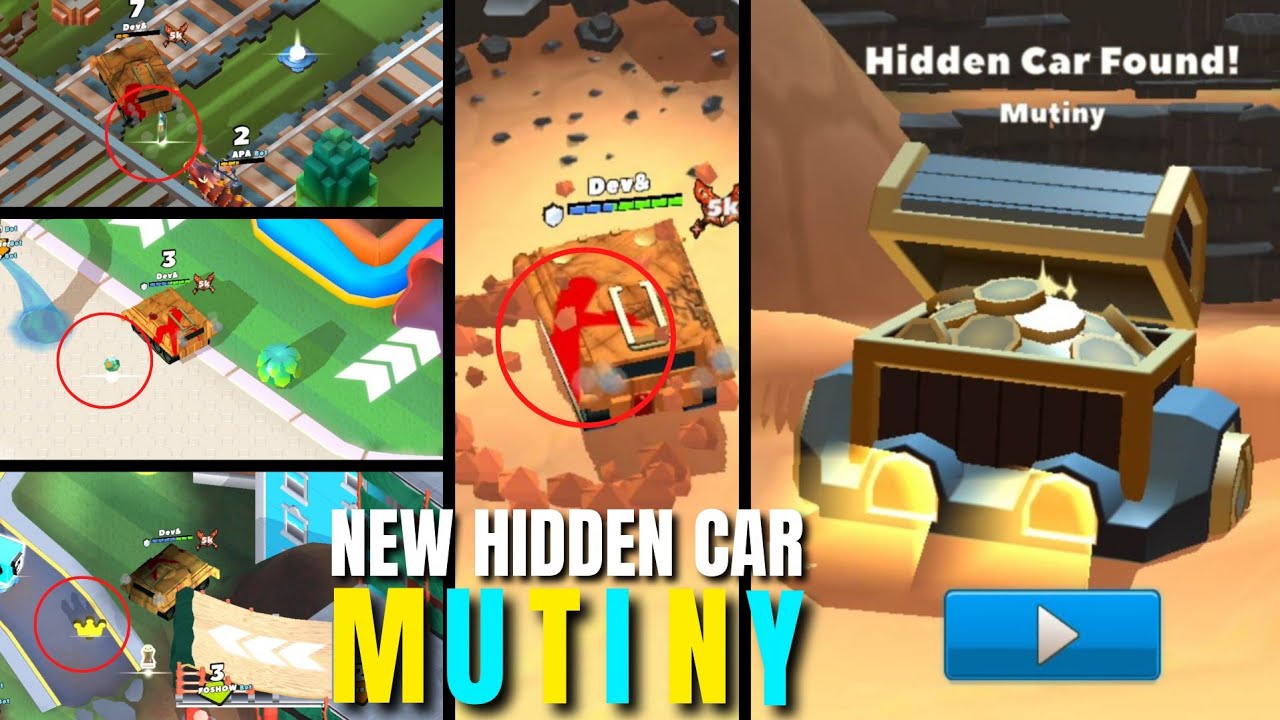 kok mudah? | Hidden Car Mutiny Tutorial | - Crash of Cars Indonesia -