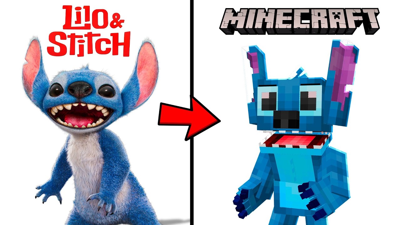 I remade every mob into LILO & STITCH in Minecraft