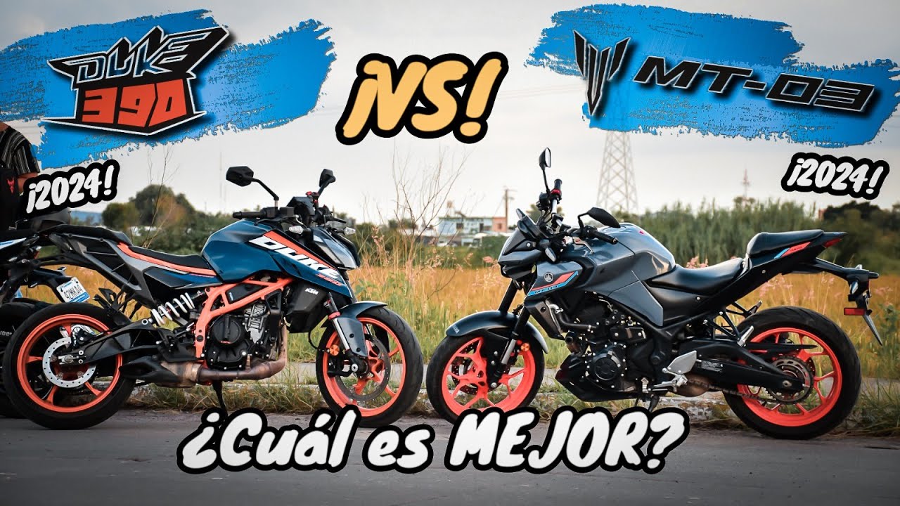 ¡No me la ESPERABA!😬, Duke 390 2024 vs MT-03 2024 | Aguacate Motovlogs🥑