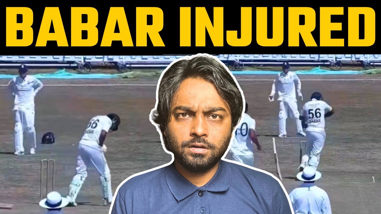 Babar Azam injury update | King Babar Hit on Finger and Retires Hurt vs PCC Select XI