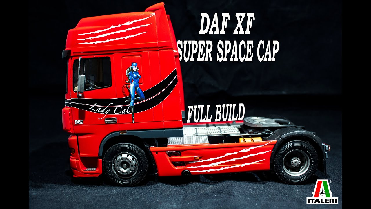 Daf-Xf Super Space Cap Italeri Step By Step