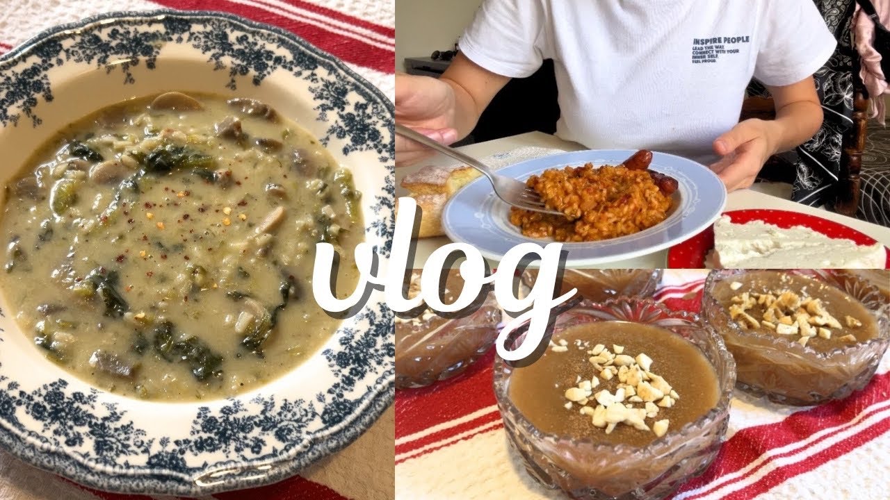 Home cooking cosy autumn meals 🌧️ |Greek Vlog| ENG