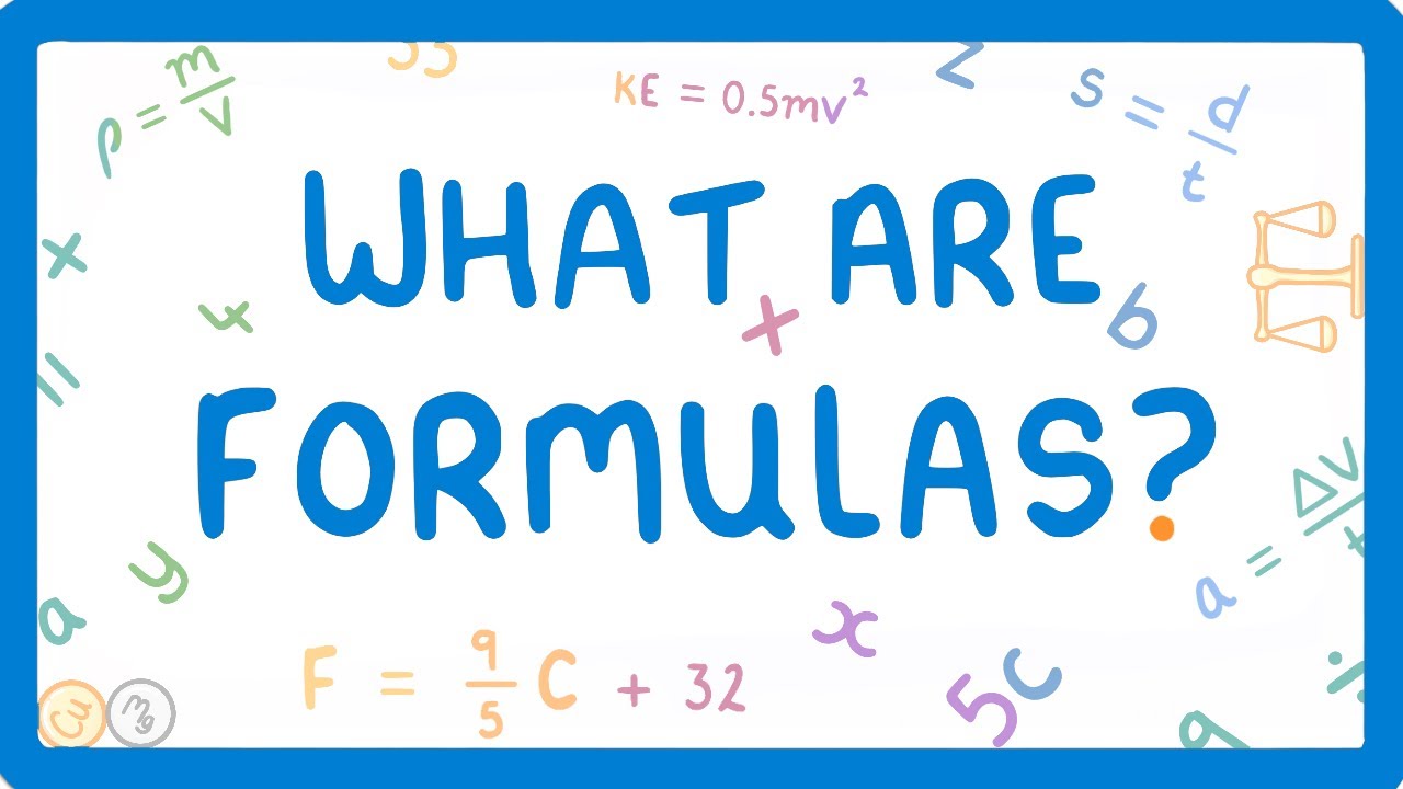 GCSE Maths - What Are Formulas, And How Do I Use Them? (2026/27 exams)