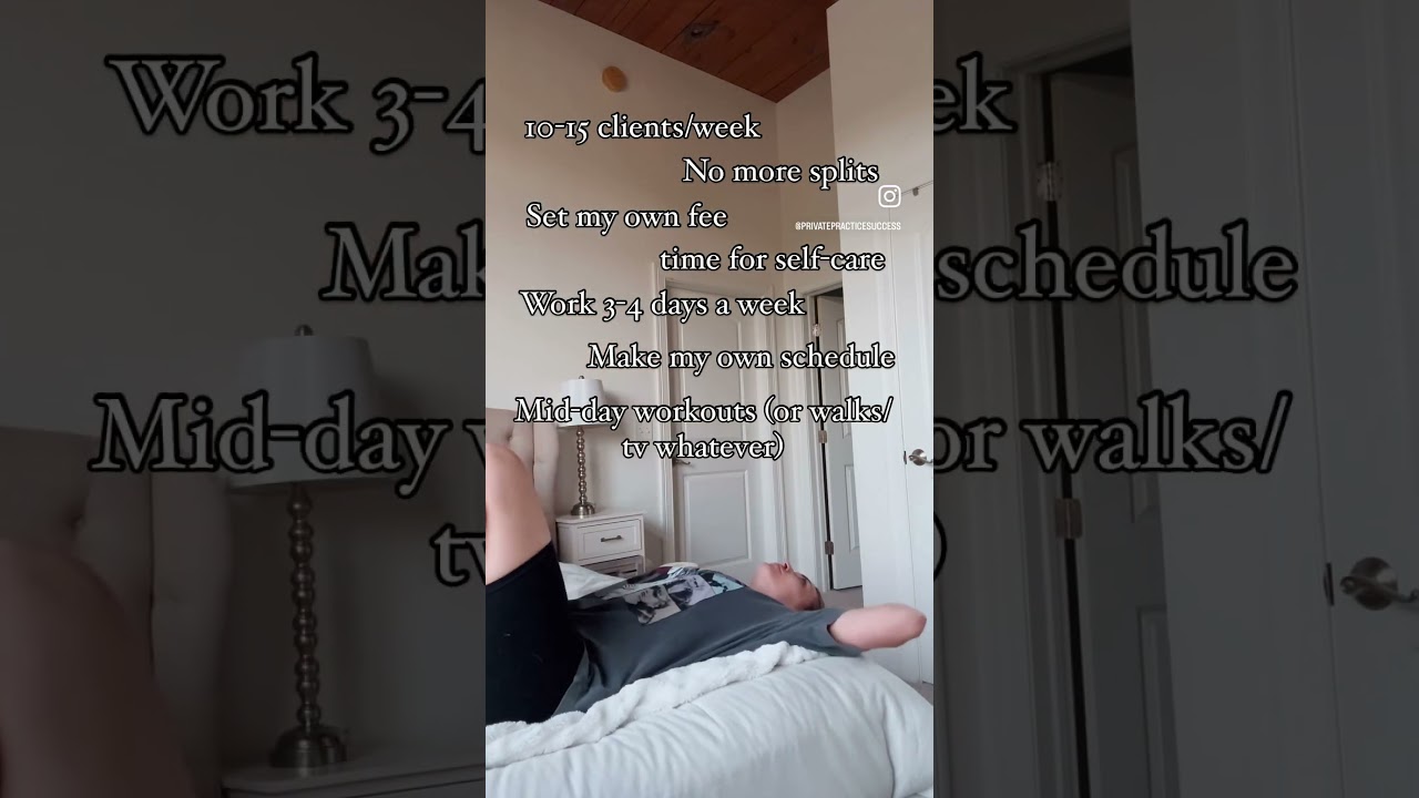 What's private practice like? #privatepractice #therapist #counselor #socialworker