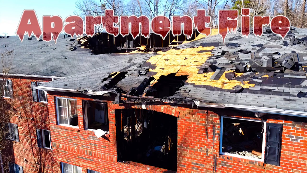 This Apartment Building Was Completely Destroyed By Fire!