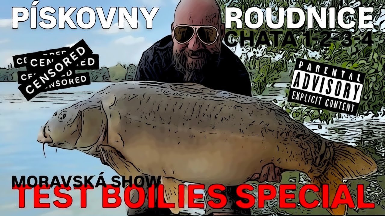 TEST BOILIES SPECIÁL - PÍSKOVNY ROUDNICE 2024 - 3 DNY A 4 CHATY - SPORTCARP V AKCI! - CENSORED SHOW