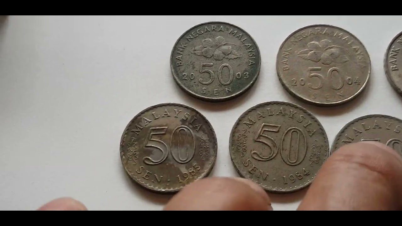 BANK NEGARA MALAYSIA OLD COIN 50 SEN