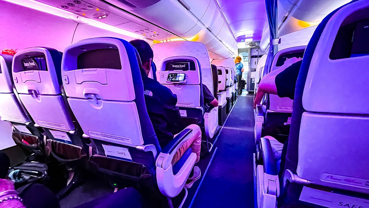 5 cozy hours in Hawaiian Airlines A321neo Extra Comfort (OGG-SAN)