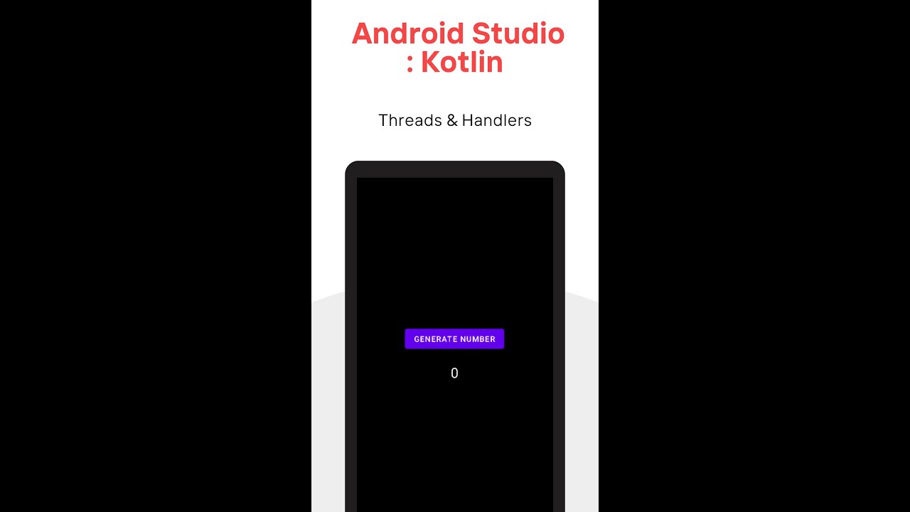 Android Studio : Kotlin - Threads & Handlers