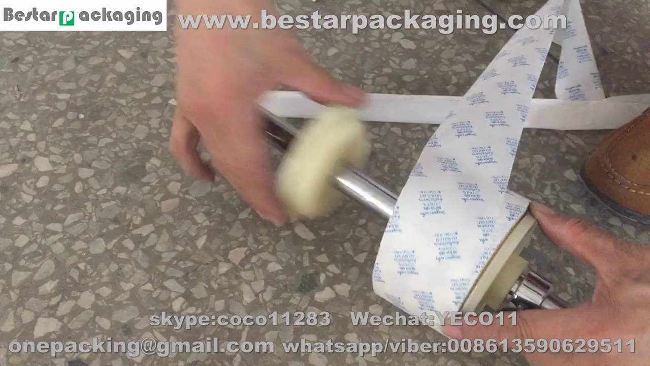 Bestar silica gel vertical packing machine how to set up the roll film,how to install the packaging