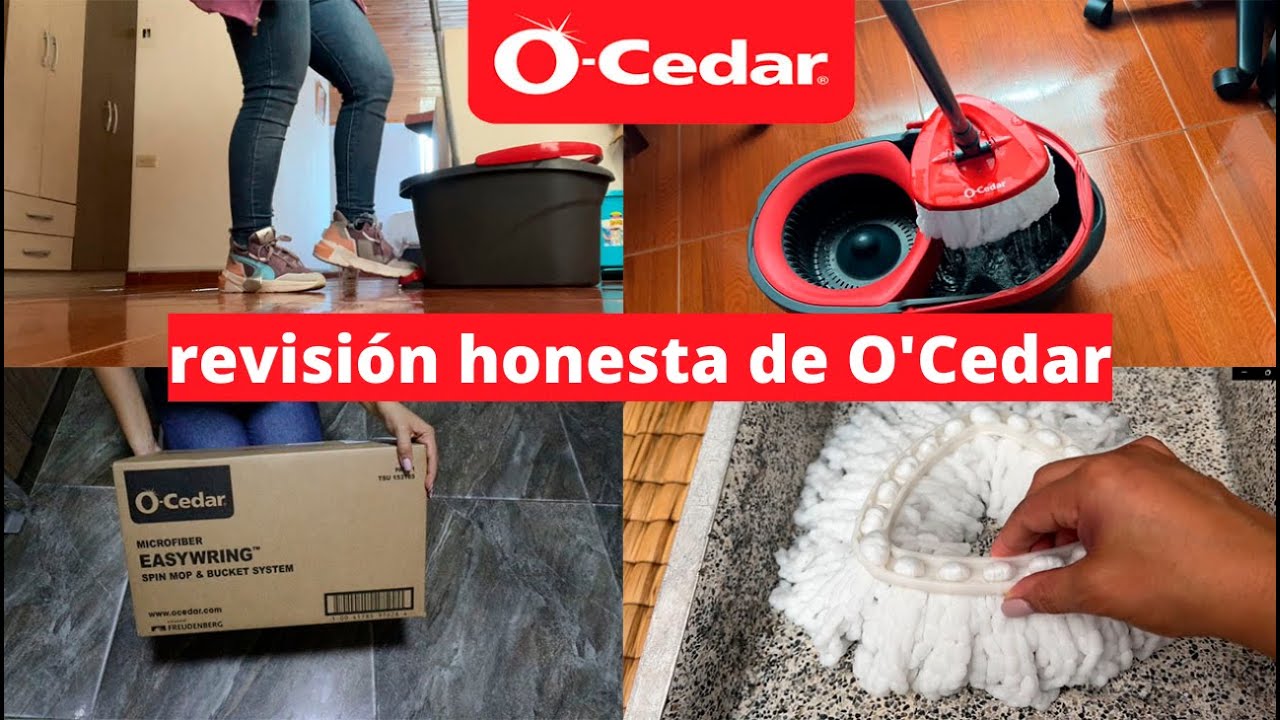 Revisión Honesta de O'Cedar  | trapeador giratorio | O Cedar easywring microfiber spin mop review