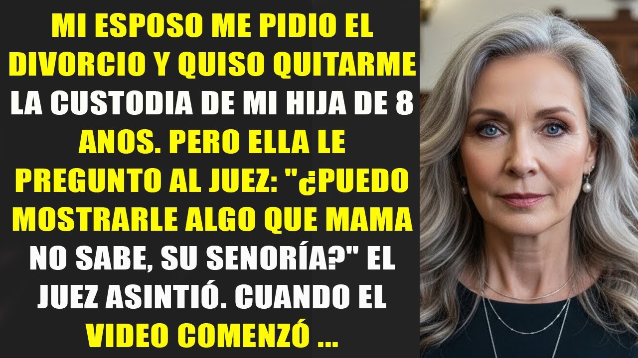 En mi audiencia de divorcio, mi hija mostró un video  Todos quedaron impactados con lo que reveló