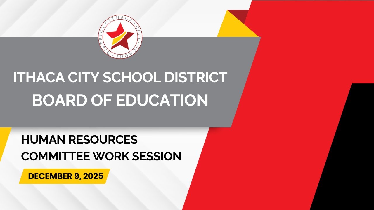 ICSD Board of Education HR Committee Work Session - Tuesday, December 9, 2025