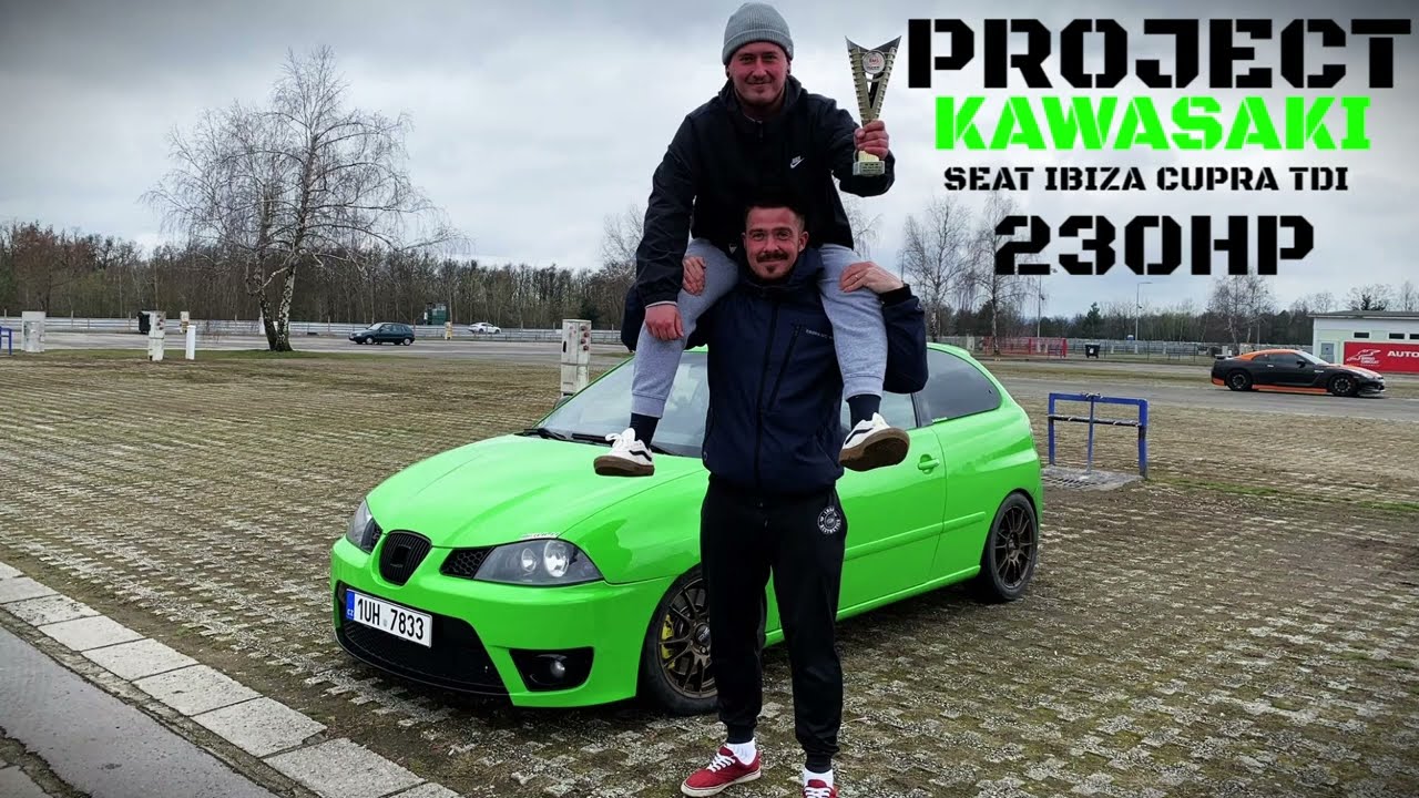 💚#PROJECT #PART2 #KAWASAKI @SEAT IBIZA CUPRA TDI 230HP @STOCK 1.9TDI 118KW#DIESELPOWER#SHOW & SHINE💚