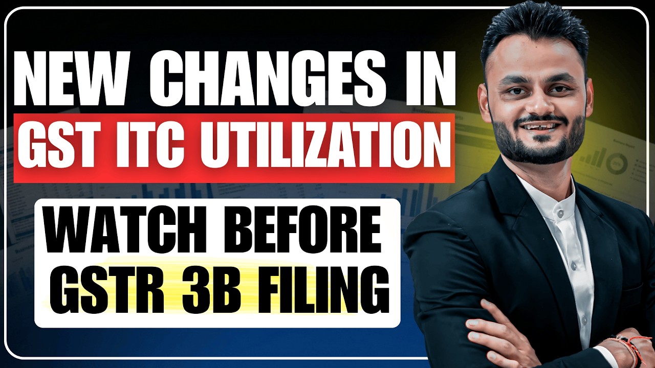 Change in GST ITC utilization rules