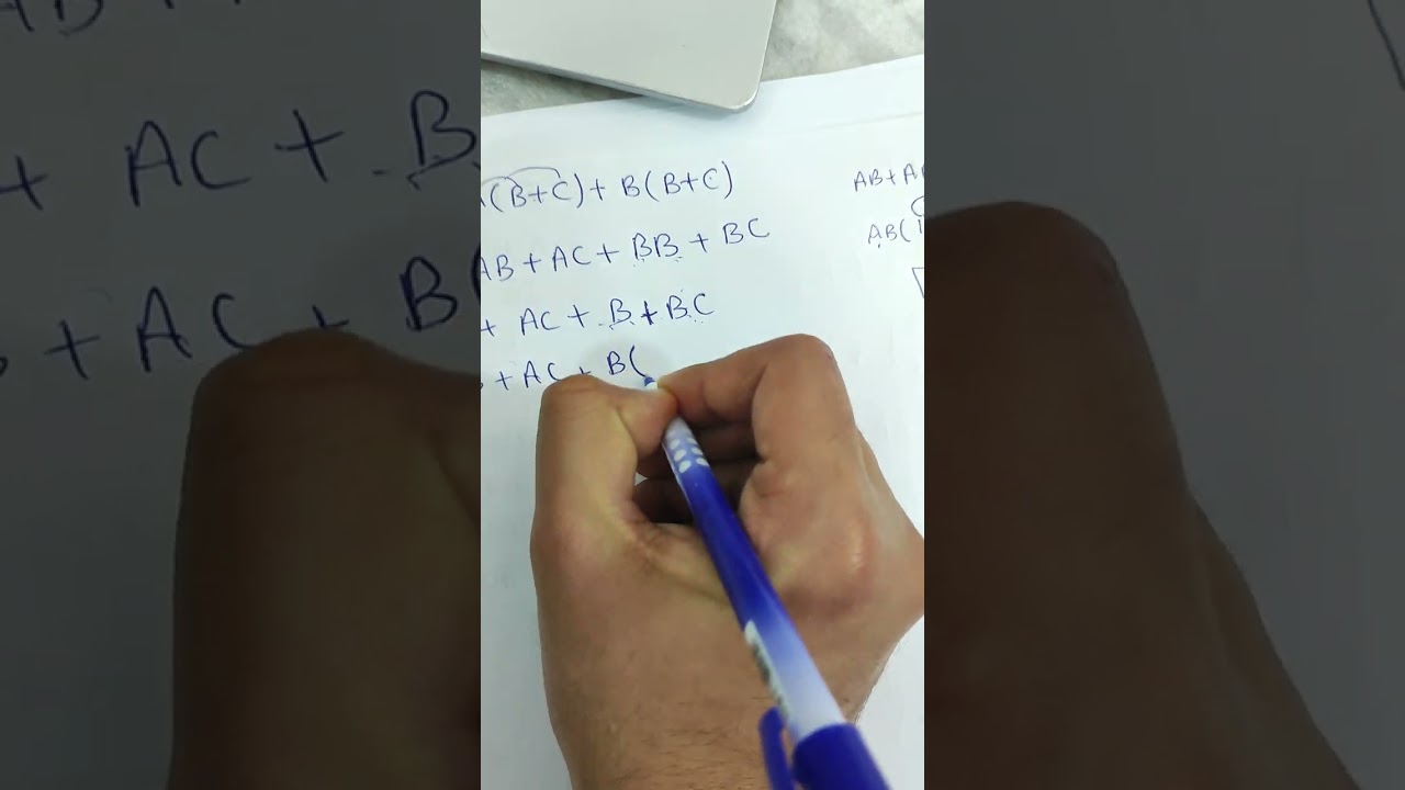 شرح المحاضره الخامسه مبادئ رقميه جبر بوليان الجزء الثاني 
