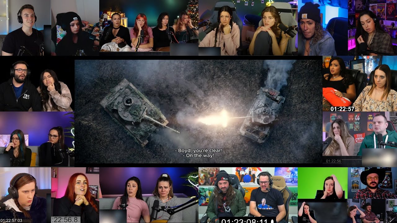 Skirmish With A Tiger Tank | Fury | Reaction