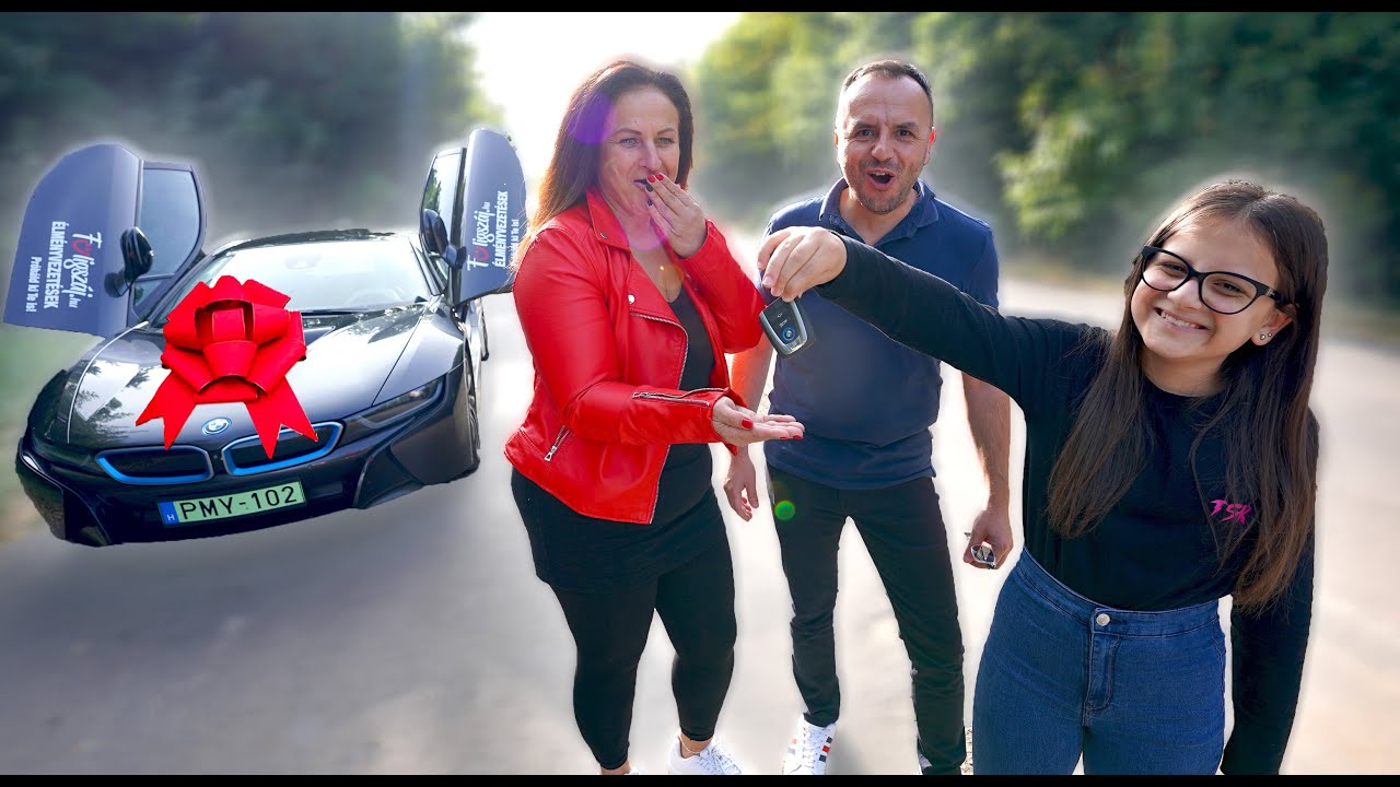 MEGLEPTÜK A SZÜLEINKET EGY BMW i8 - AL! ☺️ (élményvezetés)