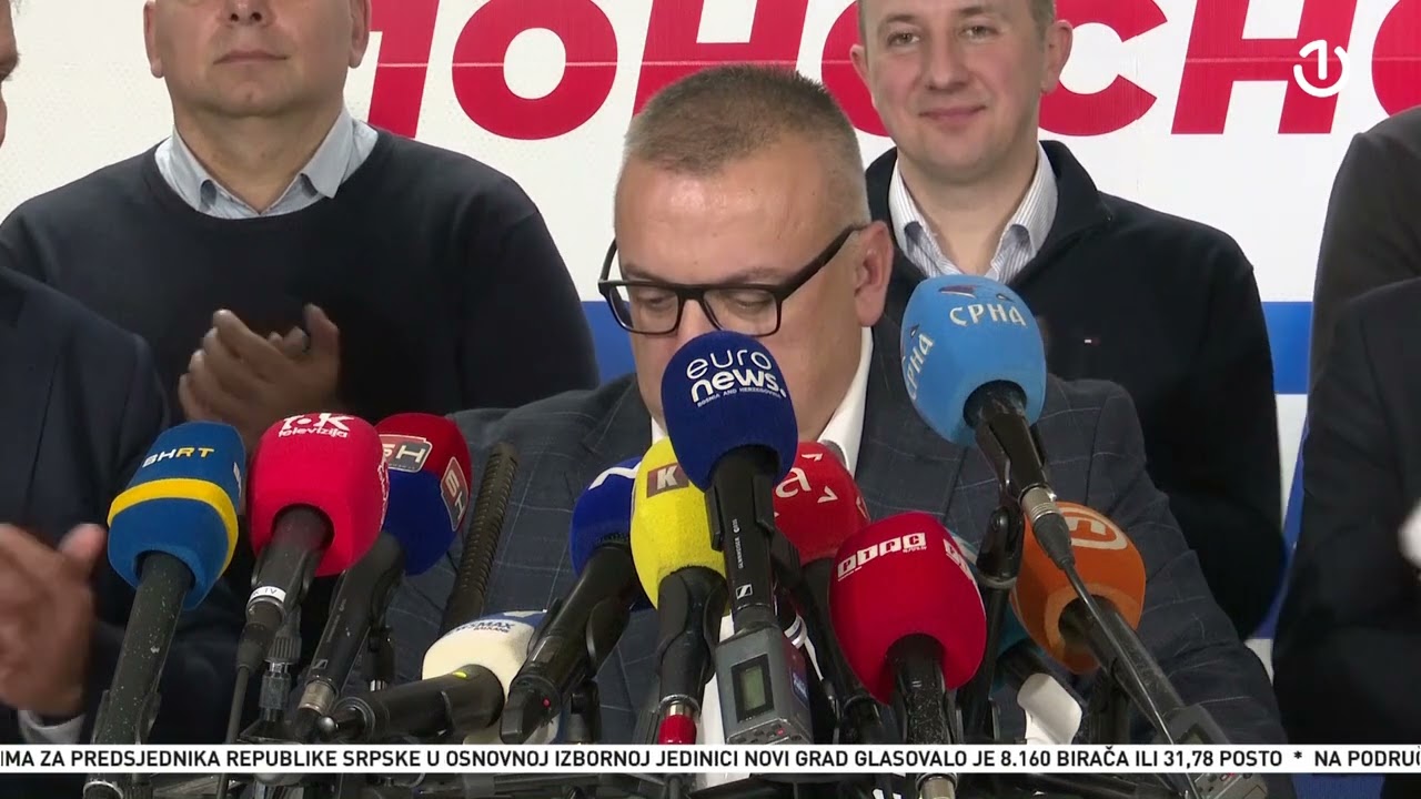 Izbori za predsjednika RS:  Jovica Radulović, SDS nakon progla&scaron;enja pobjede Sini&scaron;e Karana