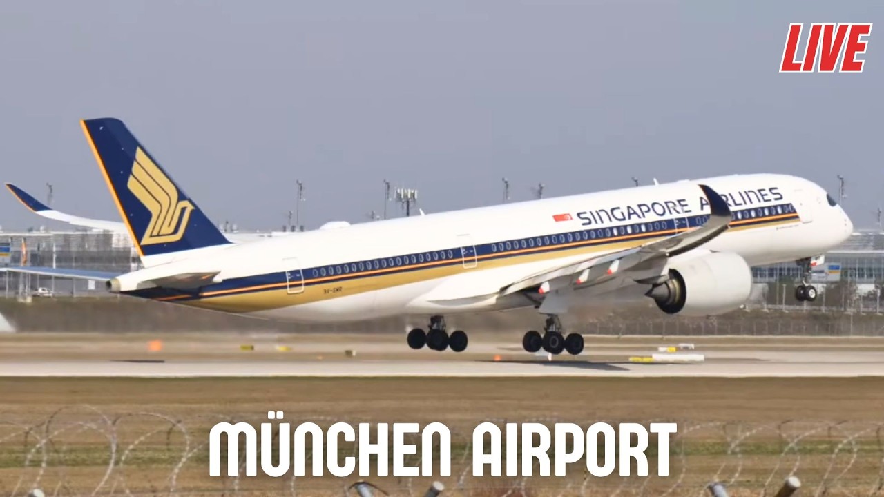 LIVE München Airport Plane Spotting MUC, 20.03.2026