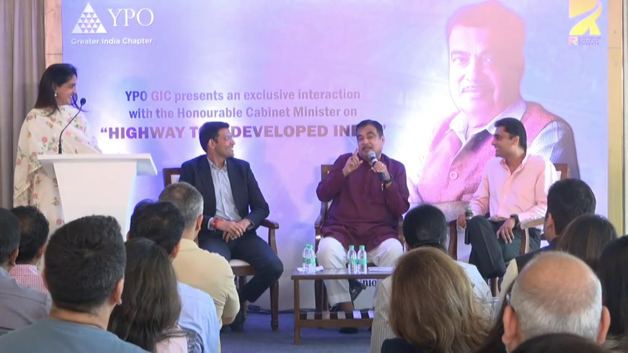Interacting with members of YPO Mumbai organised by YPO Greater India Chapter | Nitin Gadkari