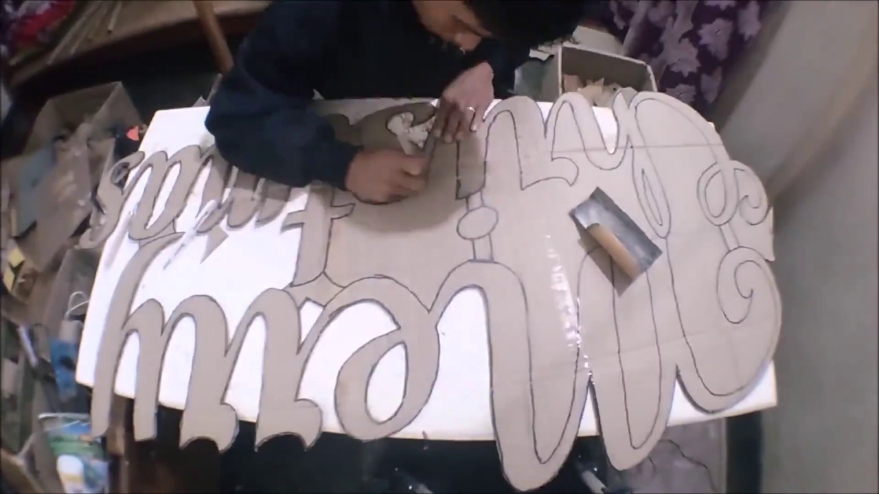 MERRY CHRISTMAS LIGHTS | How to make Merry Christmas Letter Lights