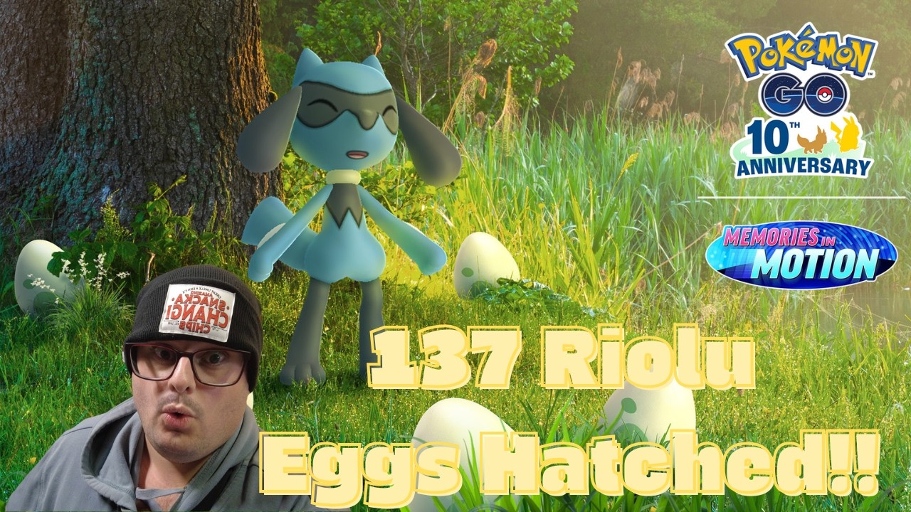 137 EGGS FOR RIOLU HATCH DAY - WHAT DID WE GET?! (Pok&eacute;mon GO)