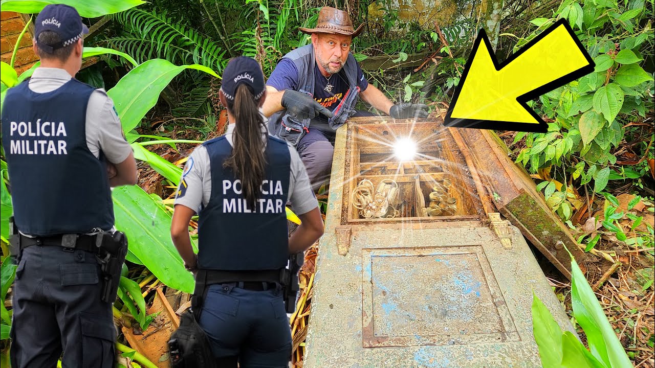 Encontramos um COFRE gigante procurado pela POLICIA