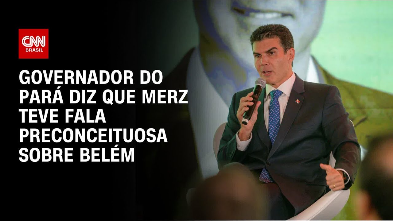 Helder Barbalho diz que chanceler alem&atilde;o foi preconceituoso com Bel&eacute;m | CNN 360&ordm;