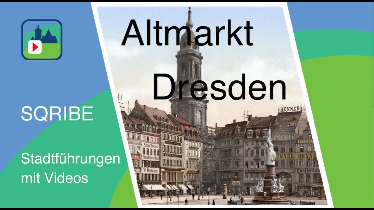Altmarkt - &auml;ltester Platz von Dresden