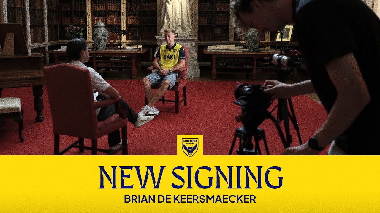 Exclusive Interview | Brian De Keersmaecker's First Interview as an Oxford United Player