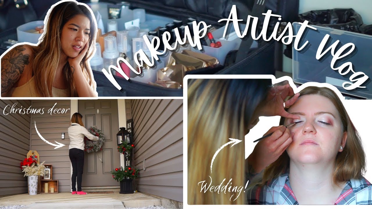 VLOG: Wedding at the Marriott + kit cleaning | Christmas decorating!