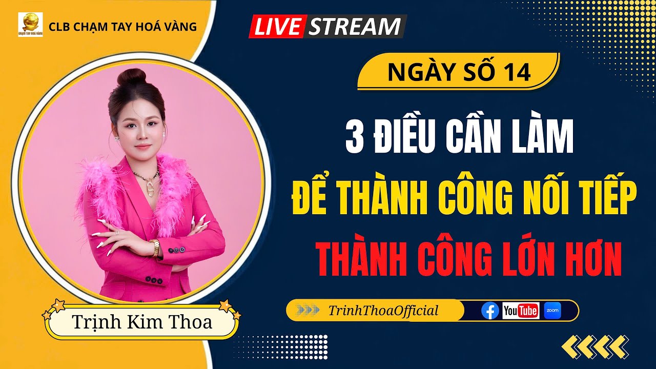 3 ĐIỀU CẦN LÀM GIÚP BẠN THÀNH CÔNG NỐI TIẾP THÀNH CÔNG