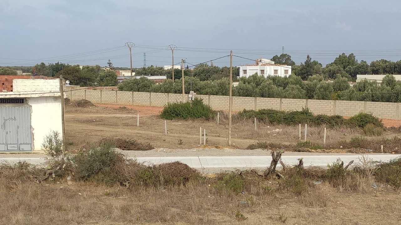 قطعة أرضية للبيع في طنجة دعيدعات تمن 1200 درهم للمتر وفيها المفاهمة