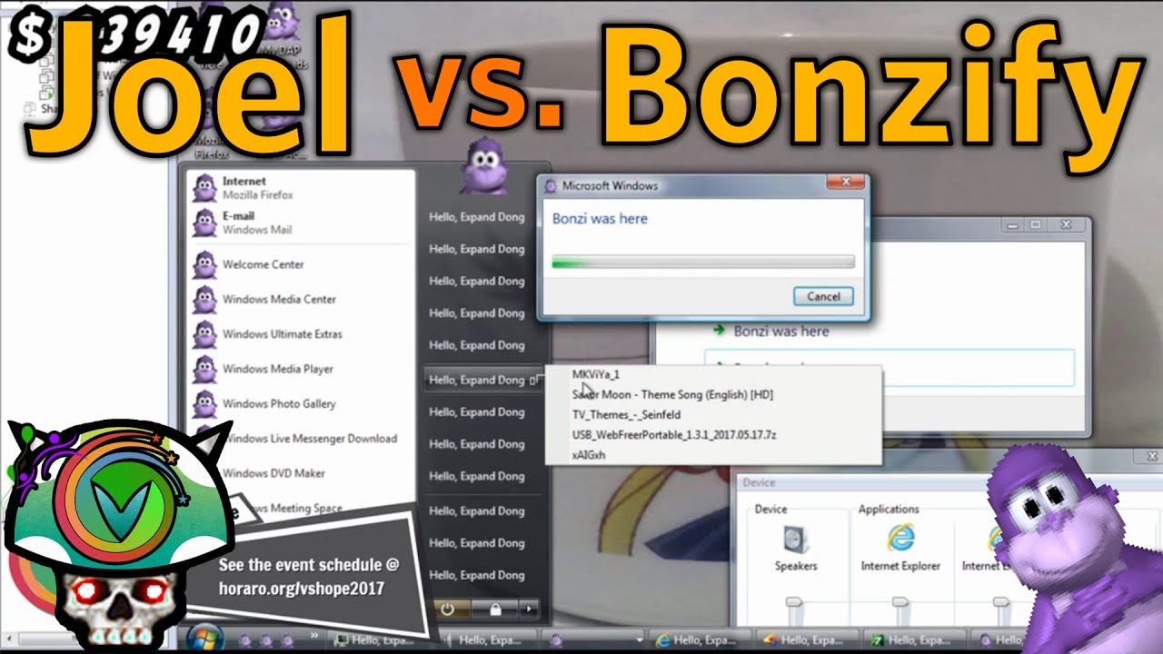 [Vinesauce] Joel tries out Bonzify.exe (with chat)
